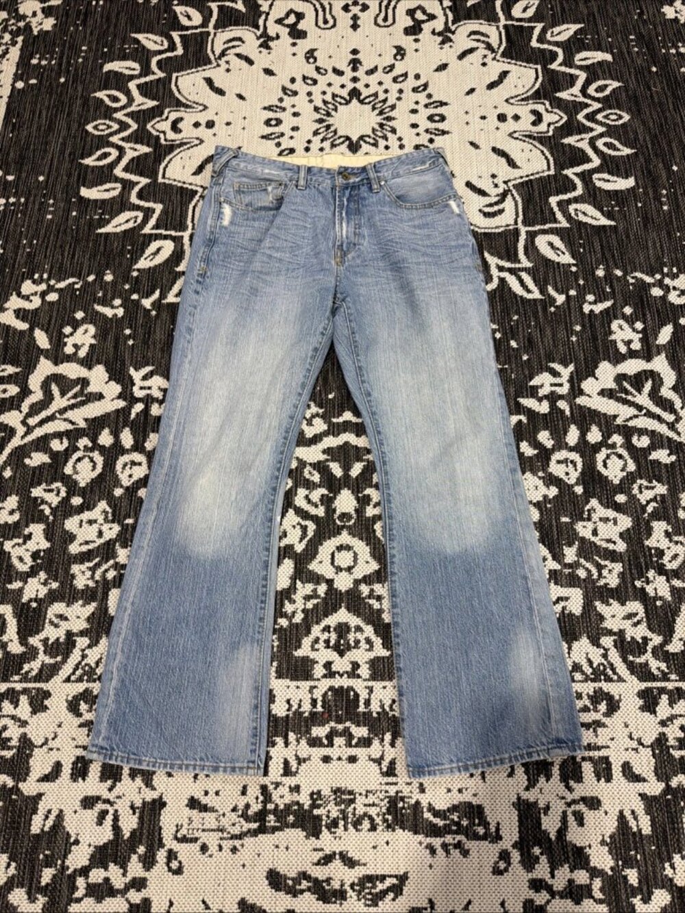 VTG UNIONBAY Jeans Light Blue Baggy Wide Leg Loose 90s Y2K Men’s 32x30